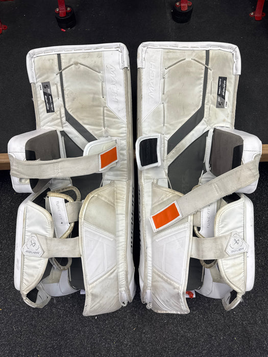 Used Bauer Supreme Mach Goalie Pads Senior Small 33+”