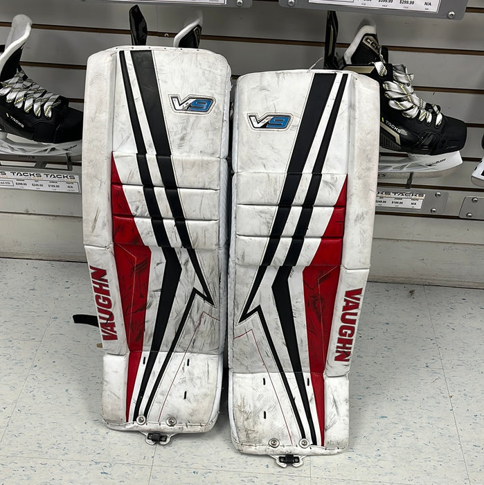 Used Vaughn Velocity V9 28+2 Goalie Pads