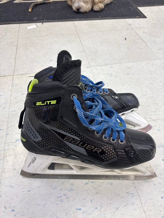 Used Bauer Elite Size 8.5 Fit 3 Goal Skates