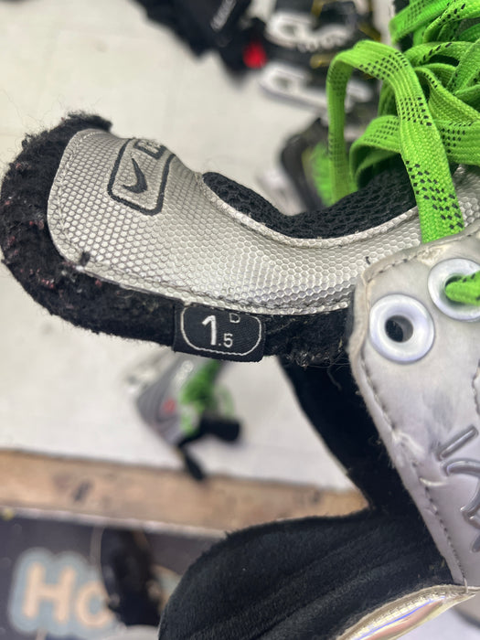 Used Nike Bauer Vapor XVI Size 1.5 Skates