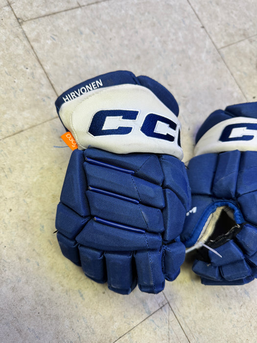 Used CCM NHL Leafs Hirvonen Pro Stock 13" Gloves