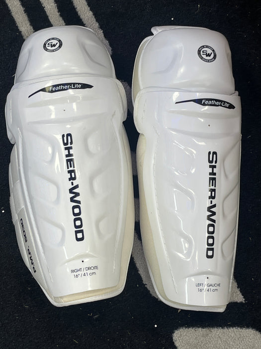 Used Sherwood 16” Shin Pads