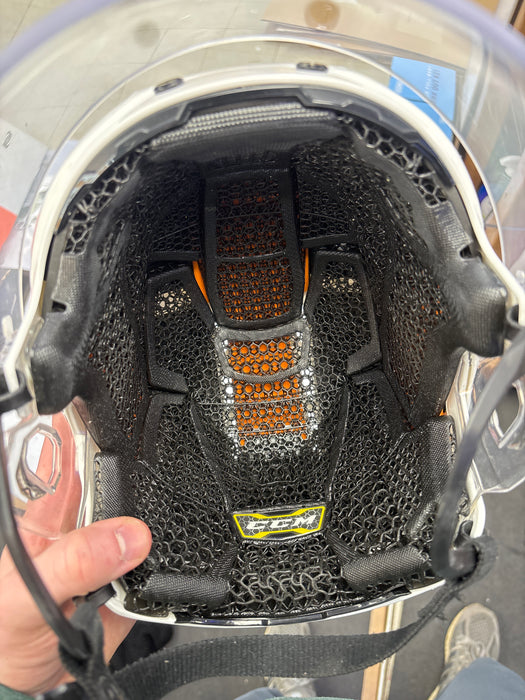 Used CCM Tacks X Oshawa Generals Pro Stock Senior Medium Helmet
