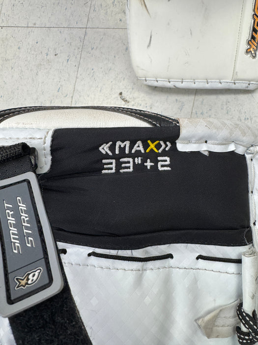 Used Brian’s Optik 3 33”+2” Goalie Set