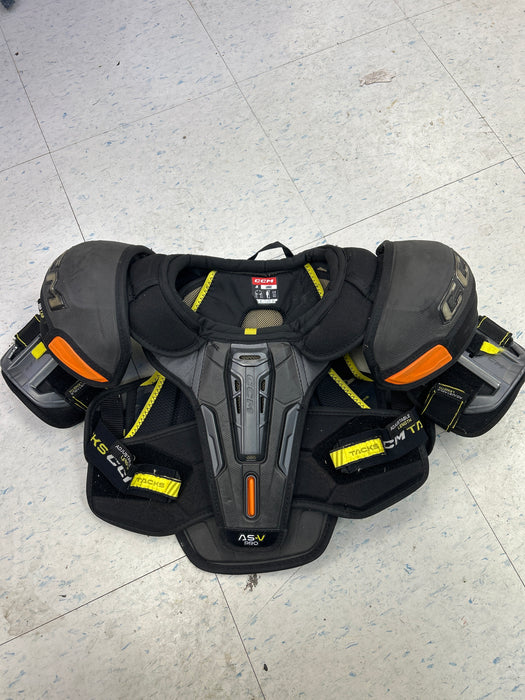 Used CCM Tacks AS-V Pro Junior Shoulder Pads