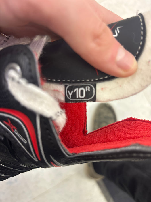Used Bauer Vapor X 300 Player Skates Youth Size 10