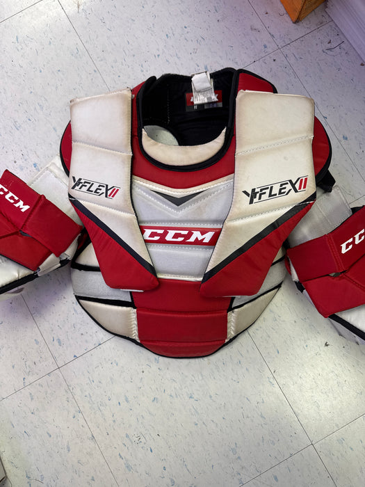 Used CCM Yflex II Youth Small-Medium Chest Protector