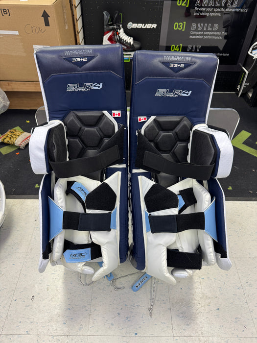 Vaughn SLR4 Pro Carbon Goalie Pad Set 33” + 2” Senior