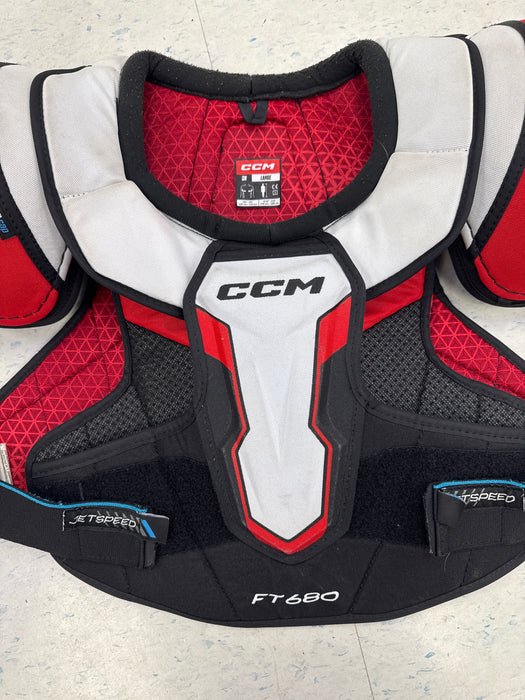 Used CCM Jetspeed FT 680 Senior Large Shoulder Pads