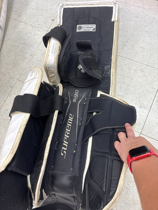 Used Bauer Supreme S190 Senior X-Large (36+) Leg Pads