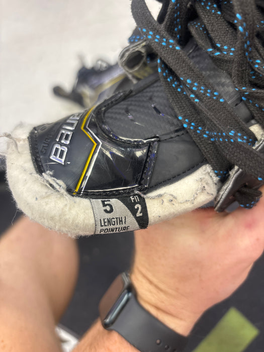 Used Bauer Supreme M40 Size 5.0 Fit 2 Skates