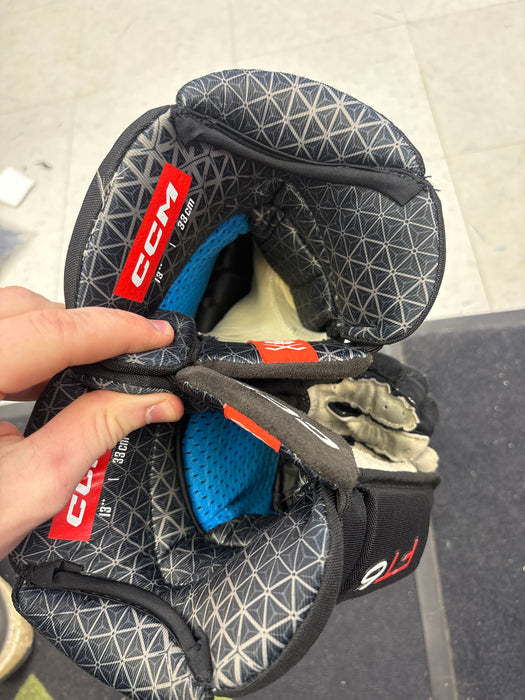 Used CCM JetSpeed FT6 Senior 13” Gloves