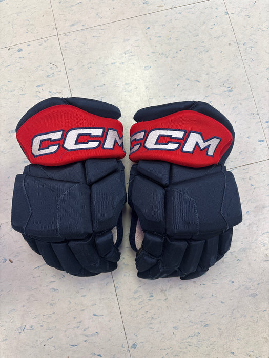 Used CCM HGJSCHLPP 14” Oshawa Generals ‘BUCKLEY’ Pro Stock Gloves