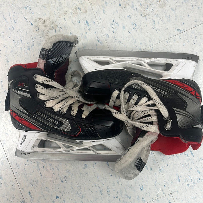 Used Bauer Vapor X2.7 Size 2EE Goal Skates