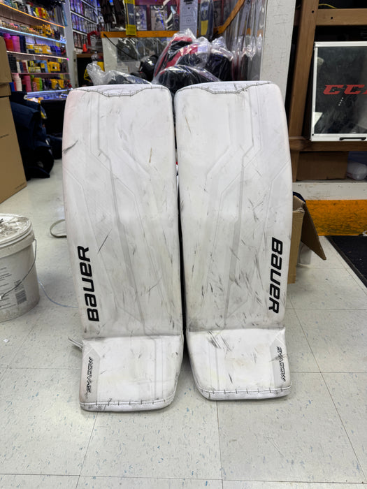 Used Pro Stock Bauer Shadow Leg Pads Senior Large