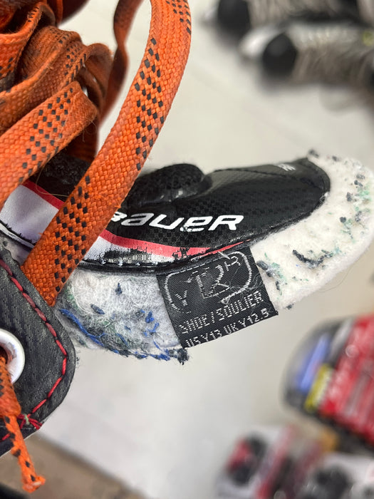 Used Bauer Vapor X Edge Size 12 Youth Skates