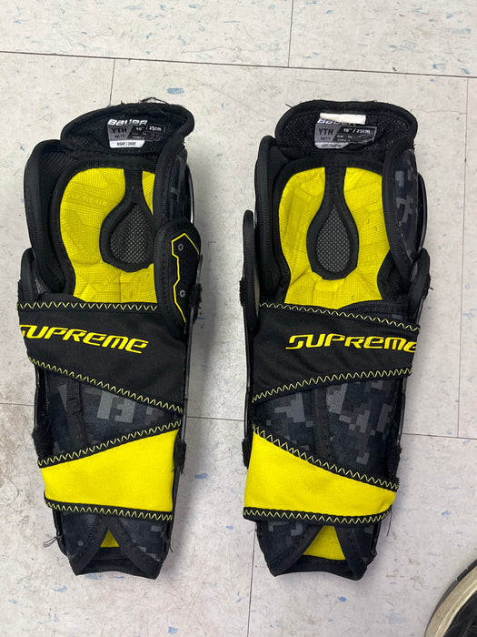 Used Bauer Supreme MACH 10" Shin Pads