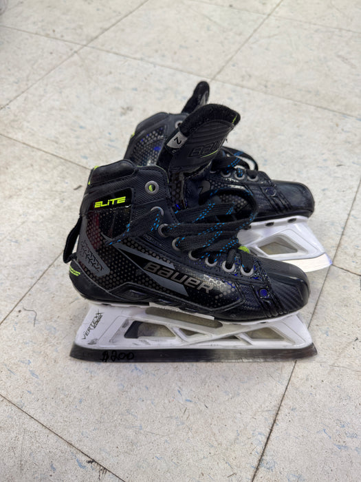 Used Bauer Elite Goalie Skates 2.0 D Junior
