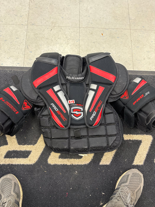 Used McKenney Pro Spec Junior Small Chest Protector