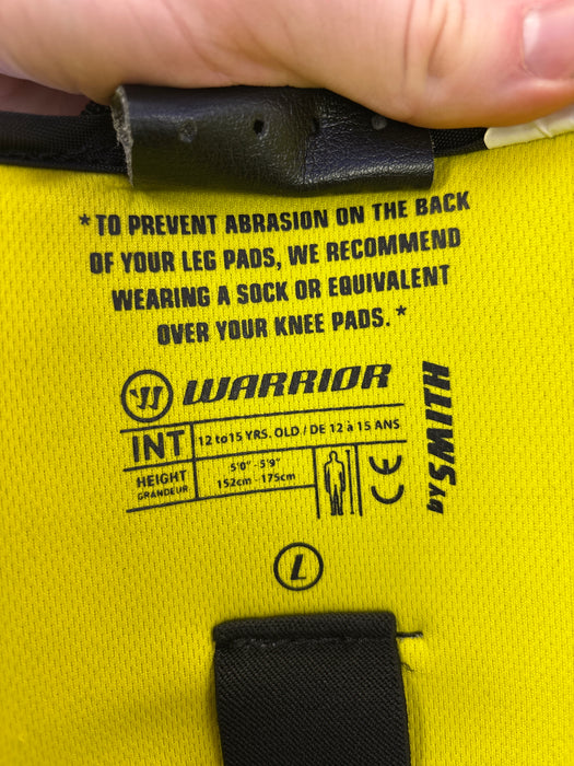 Used Warrior RX3E Intermediate Knee Guards