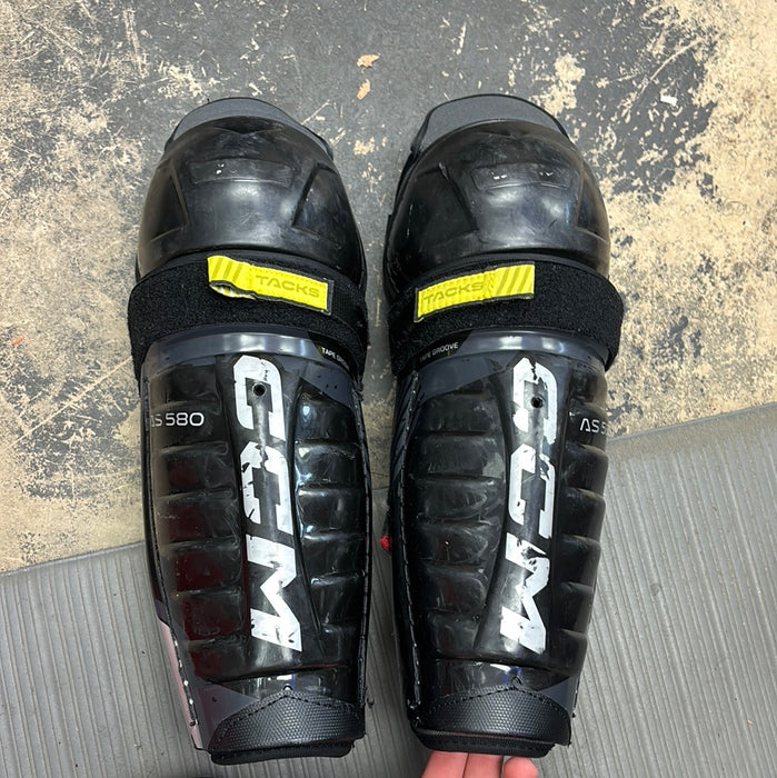 Used CCM AS 580 12” Shin Pads