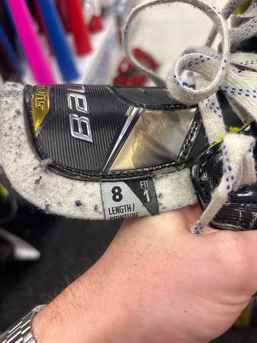Used Bauer Supreme 3s Size 8.0 Fit1