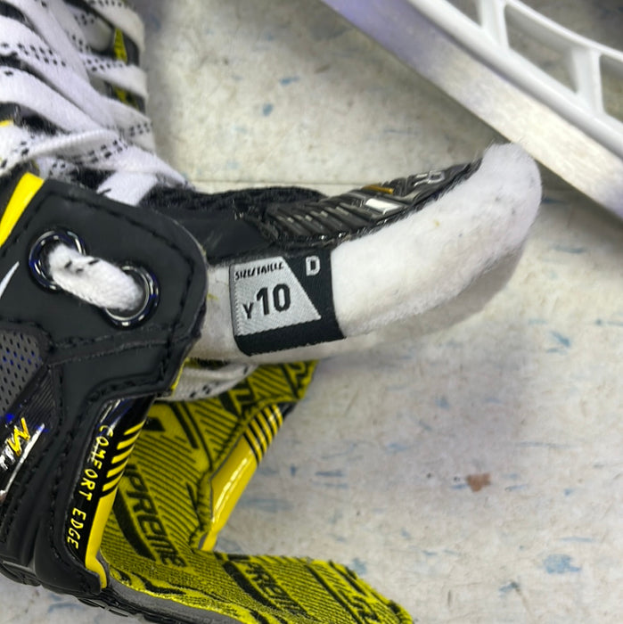 Used Bauer Supreme M4 Size 10 Youth Skates