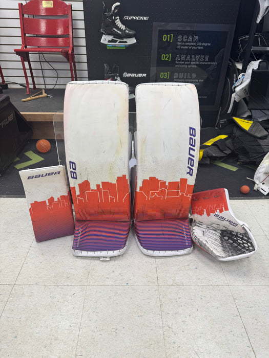 Used PRO STOCK Bauer Hyperlite Goalie Set 35" Large
