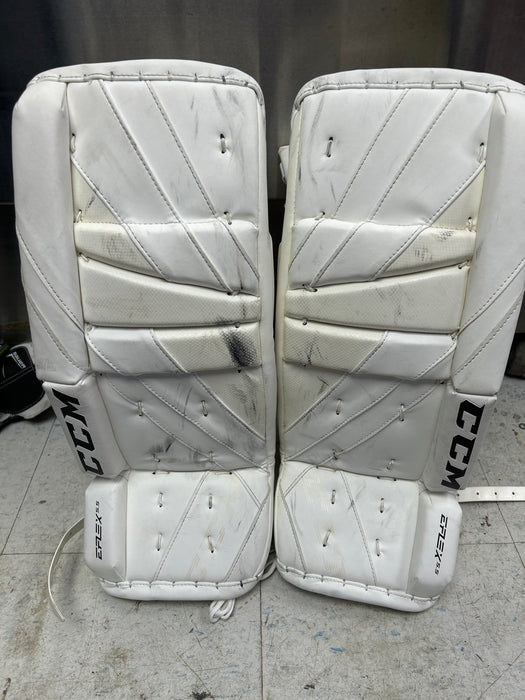 Used CCM EFlex 5.5 Youth Goal Pads