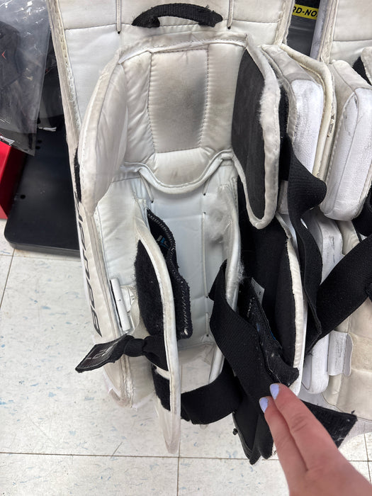 Used Bauer Supreme S27 Junior Small Leg Pads