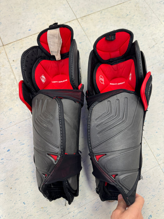 Used Bauer Vapor 1x Lite Shin Guards 14”