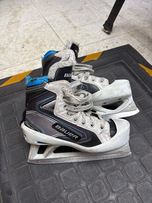 Used Bauer Reactor 5000 Size 1.0D Goal Skates