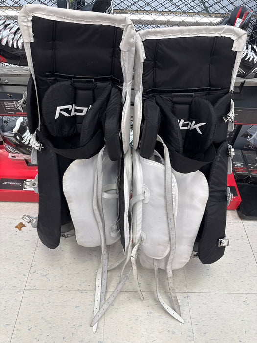 Used Reebok RBK 6K 34” Senior Goalie Leg Pads