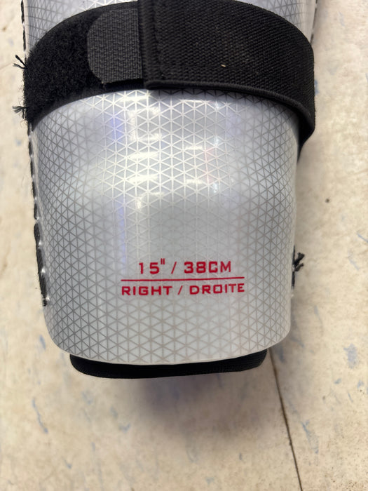 Used Bauer Vapor X5.0 15” Senior Shin Guards