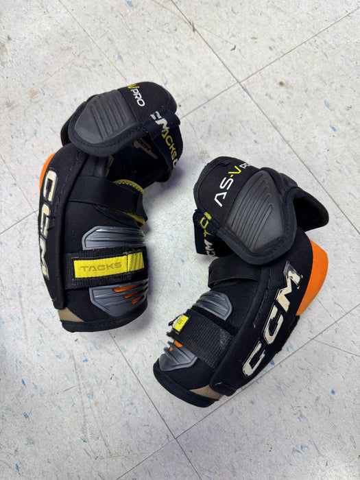 Used CCM Tacks AS-V Pro Elbow Pads Junior Large