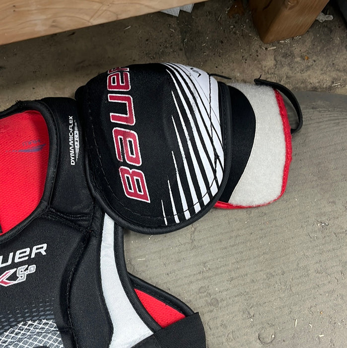 Used Bauer X5.0 Junior Large Shoulder Pads