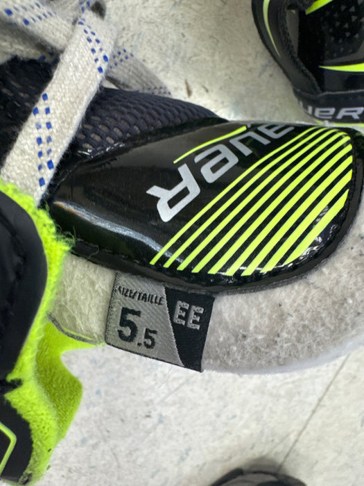 Used Bauer GSX Goalie Skates Size 5.5EE