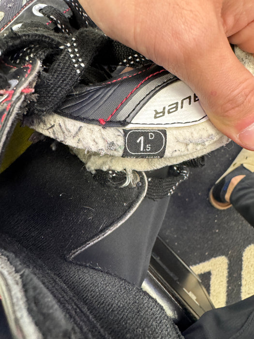 Used Bauer Vapor X70 Skates 1.5D
