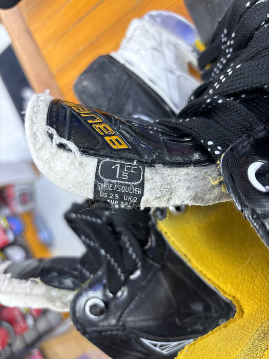 Used Bauer Supreme S170 Size 1.5EE Skates