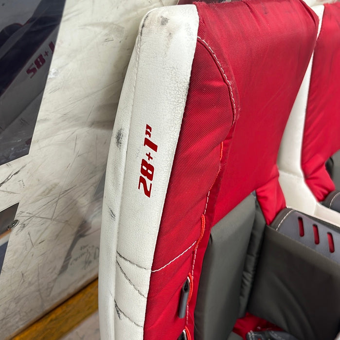 Used Warrior R/G4 Junior Goal Pads 28+1”