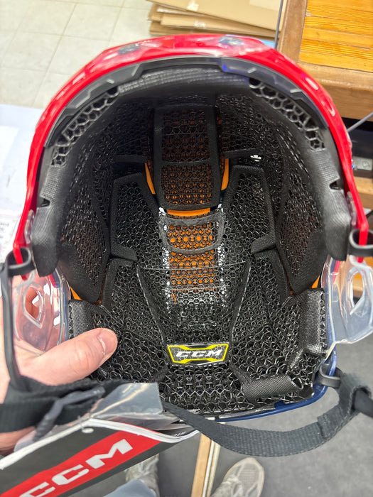 CCM Tacks X Senior Oshawa Generals Pro Stock Helmet