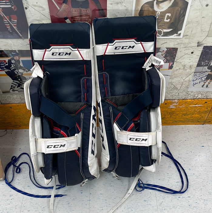 Used CCM Axis 1.5 Junior Goal Pads 28”+1