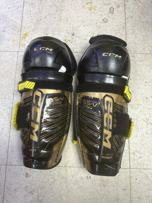 Used CCM Tacks AS-V Pro Junior Shin Guards