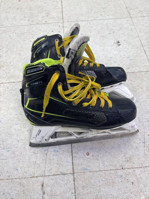 Used Bauer GSX Size 8.0 EE Goal Skate