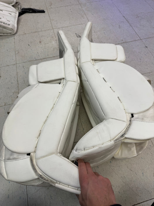 Used True Catalyst 7x3 Goalie Leg Pads Intermediate 31" + 2"