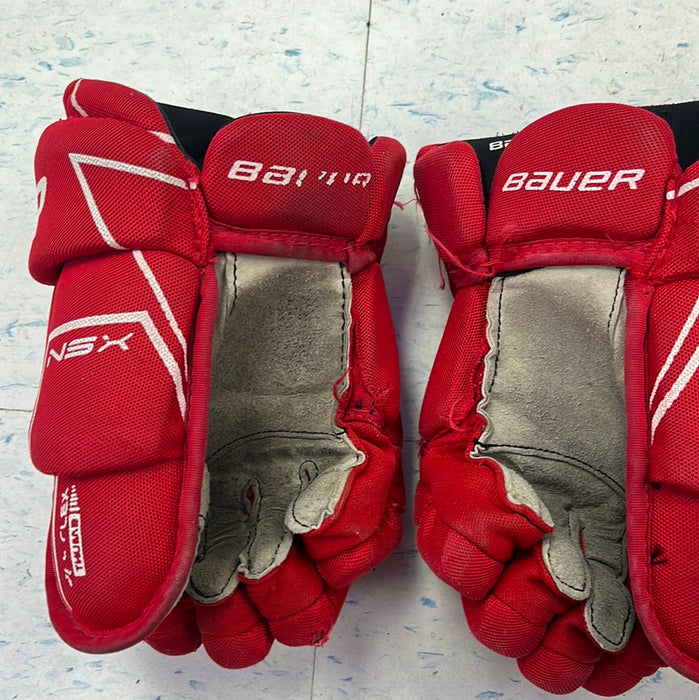 Used Bauer NSX 10” Gloves