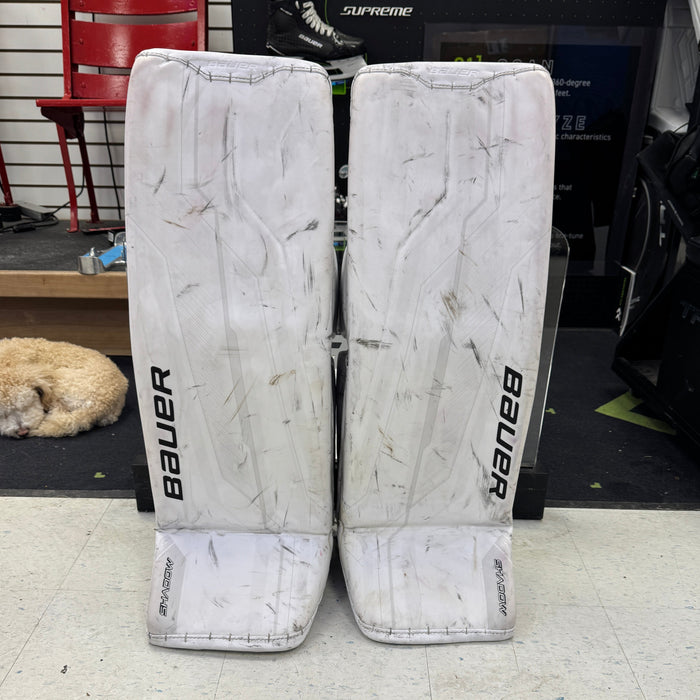 Used Bauer Shadow Leg Pads Senior Large 35”