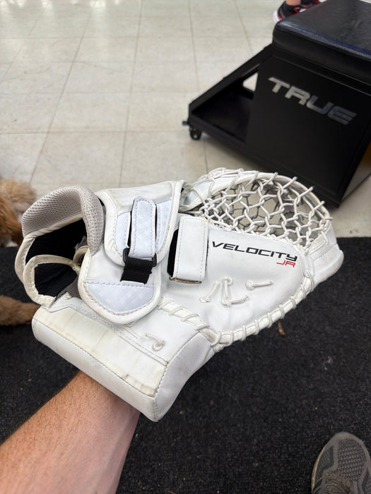 Used Vaughn Velocity VX1 Junior Catcher and Blocker Set