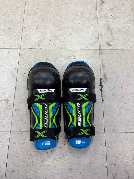 Used Bauer X 8” Youth Shin Pads
