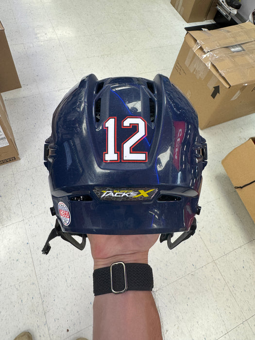 Used Pro Stock CCM SUPERTACKS X Helmet #12